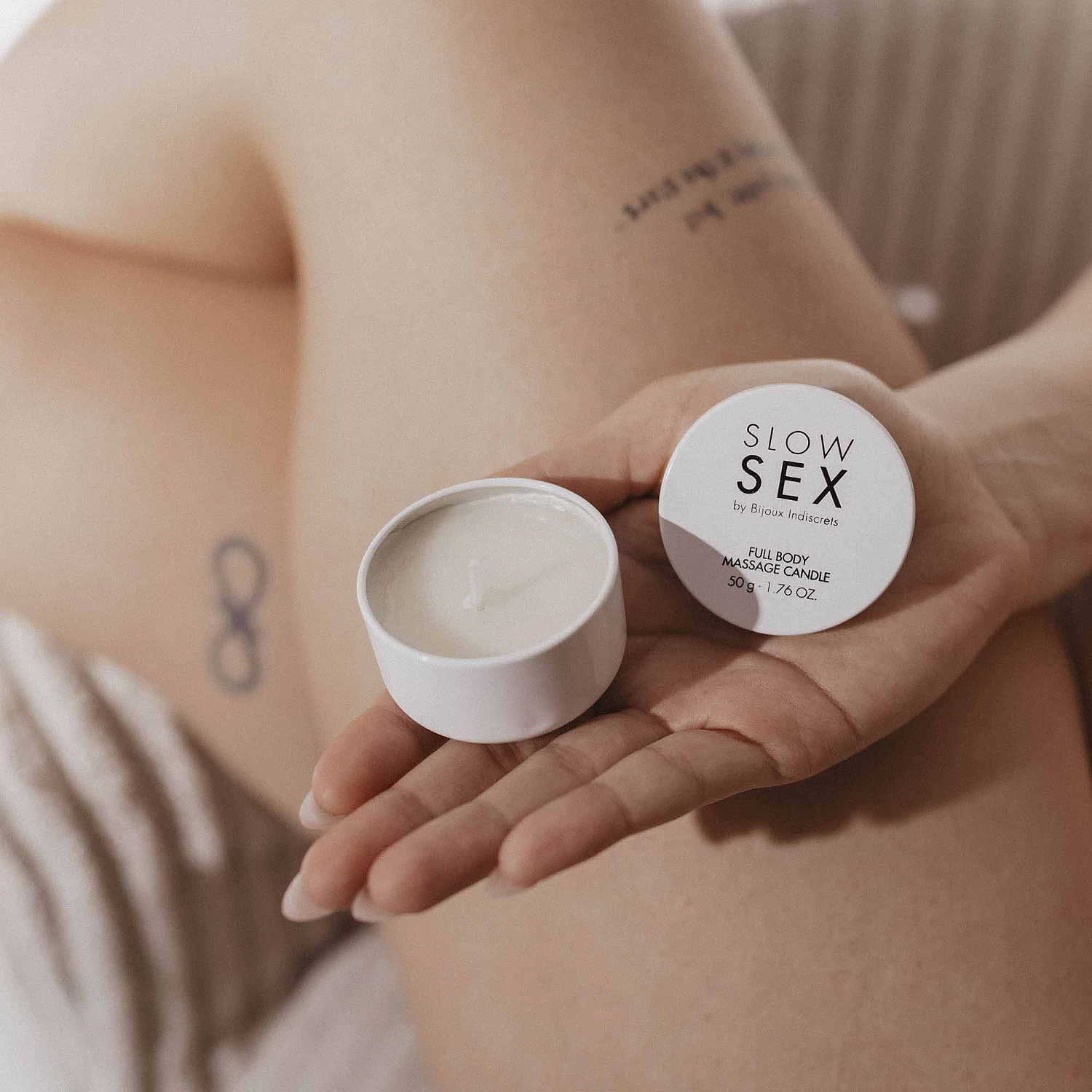 Массажная свеча Bijoux Indiscrets Slow Sex