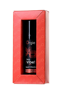Жидкий вибратор ORGIE Sexy Vibe Hot с эффектом тепла и вибрации, 15 мл Жидкий вибратор ORGIE Sexy Vibe Hot с эффектом тепла и вибрации, 15 мл