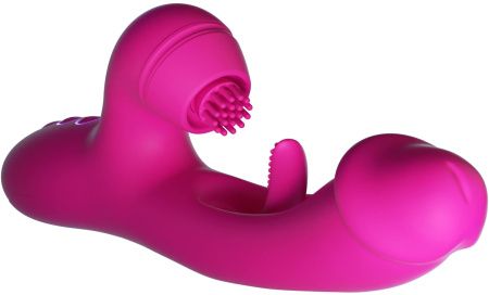 G Spot Ultra Amovibe - вибратор-кролик для пробуждения точки G с насадками