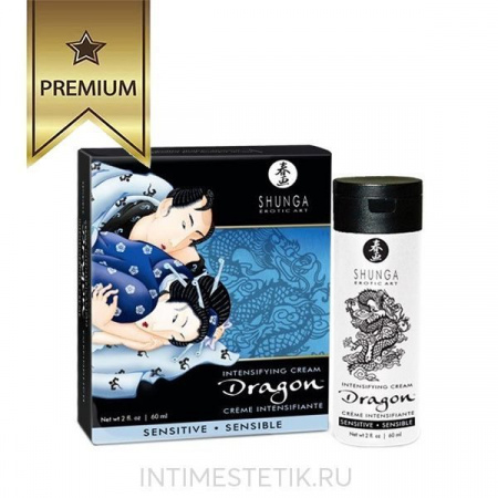 Возбуждающий крем Dragon SENSITIVE Shunga, 60 мл