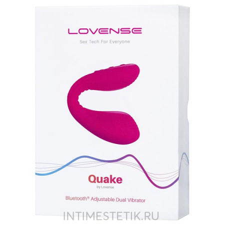 LOVENSE QUAKE (DOLCE) - вибратор для двойной стимуляции с приложением