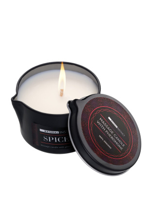 Массажная свеча-афродизиак для мужчин NATURAL INSTINCT SPICES, 70 мл