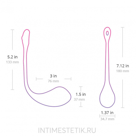 Lovense Lush 2 виброяйцо с дистанционным управлением