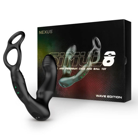NEXUS Simul8 Wave Edition - массажер простаты с движением и эрекционным кольцом