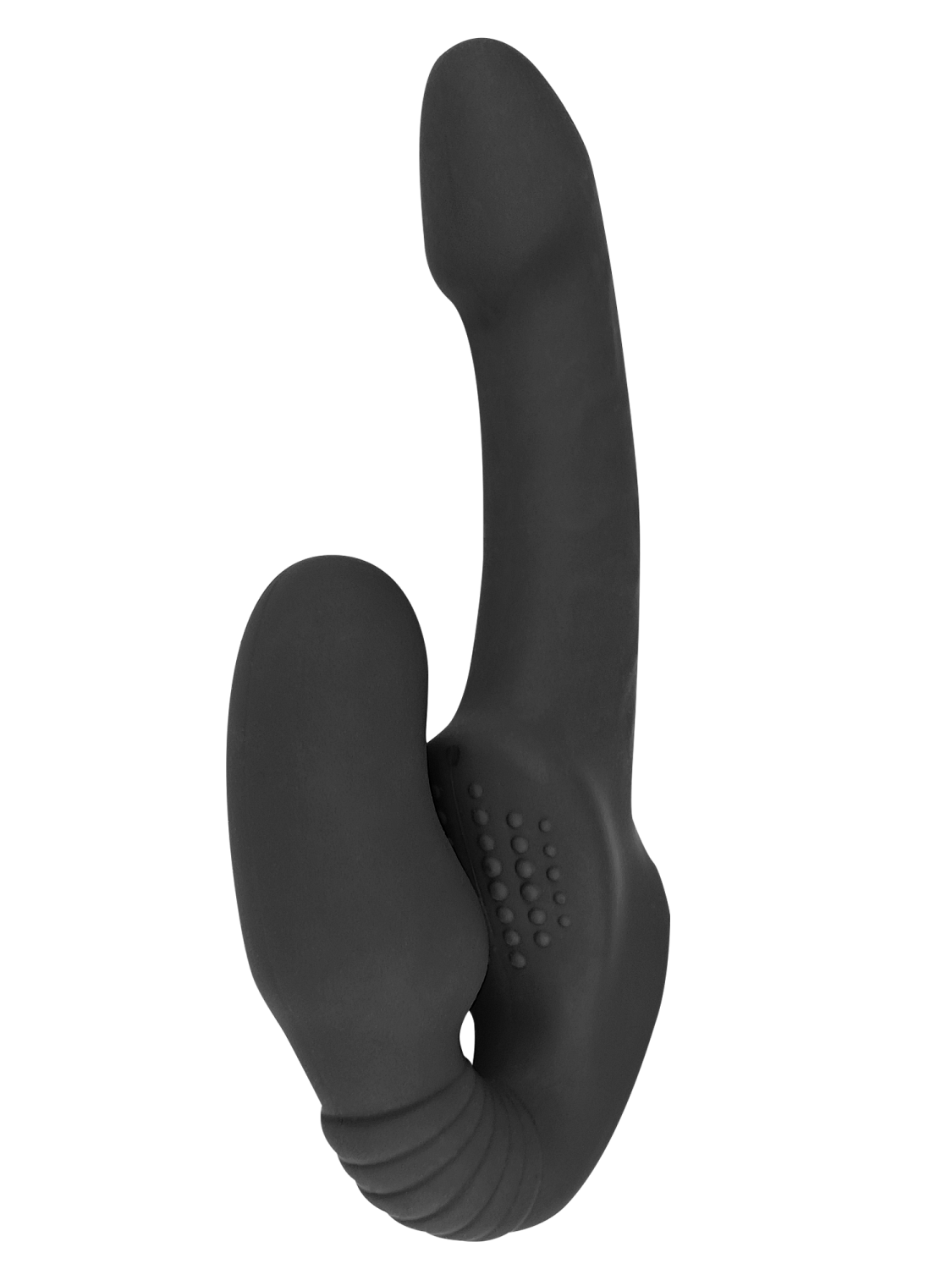 Безремневой страпон Devi с вибрацией и пультом ДУ