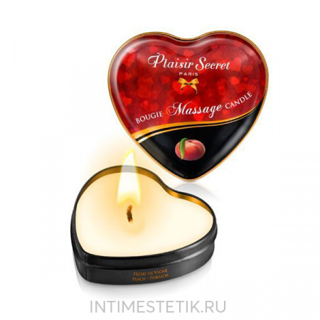 Массажная свеча BOUGIE DE MASSAGE (Персик) GOUT PECHE DE VIGNE, 35 мл