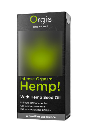 Усилитель оргазма ORGIE Hemp Intense Orgasm с эффектом вибрации, 15 мл