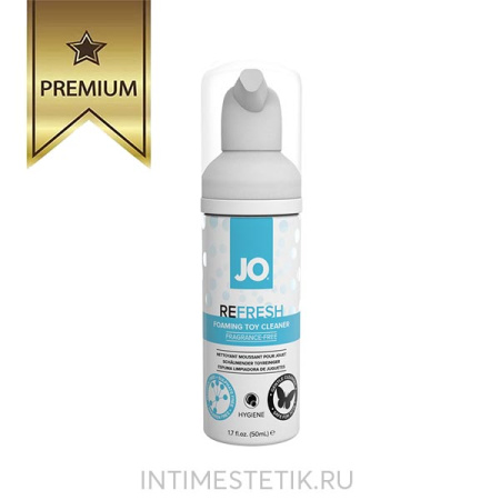 Мусс (пенка) очищающий для интимных товаров JO Refresh