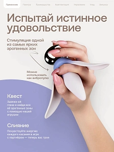 Nejno Liliya - необычная анальная пробка с пультом ДУ и мобильным приложением