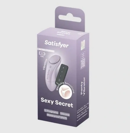 Satisfyer Sexy Secret для скрытого ношения с пультом (на батарейках)