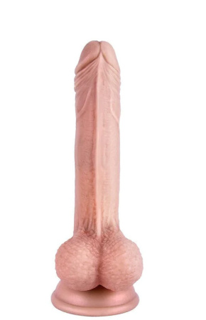 Реалистичный вибратор с фрикциями и нагревом Erocome Scutum