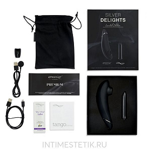 Набор (Womanizer Premium+We-Vibe Tango) Silver Delights Набор (Womanizer Premium+We-Vibe Tango) Silver Delights