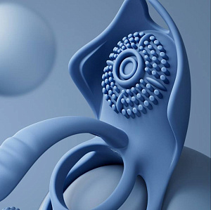 Svakom Barzillai эрекционная вибронасадка-кольцо с мобильным приложением