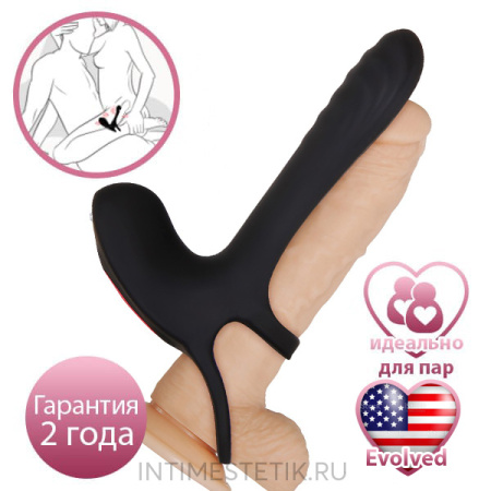 Zero Tolerance VIBRATING GIRTH ENHANCER эрекционная вибронасадка-кольцо с пультом управления