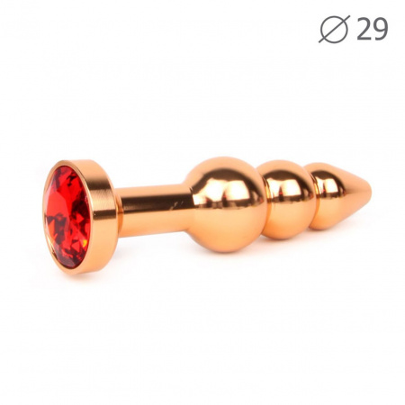 Тройная металлическая пробка с кристаллом