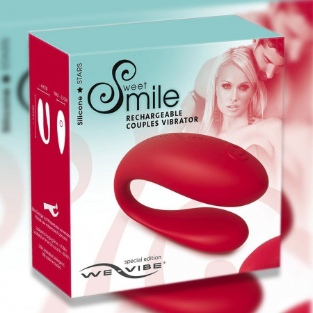 Вибратор для пар Sweet Smile We-Vibe анатомической формы Вибратор для пар Sweet Smile We-Vibe анатомической формы