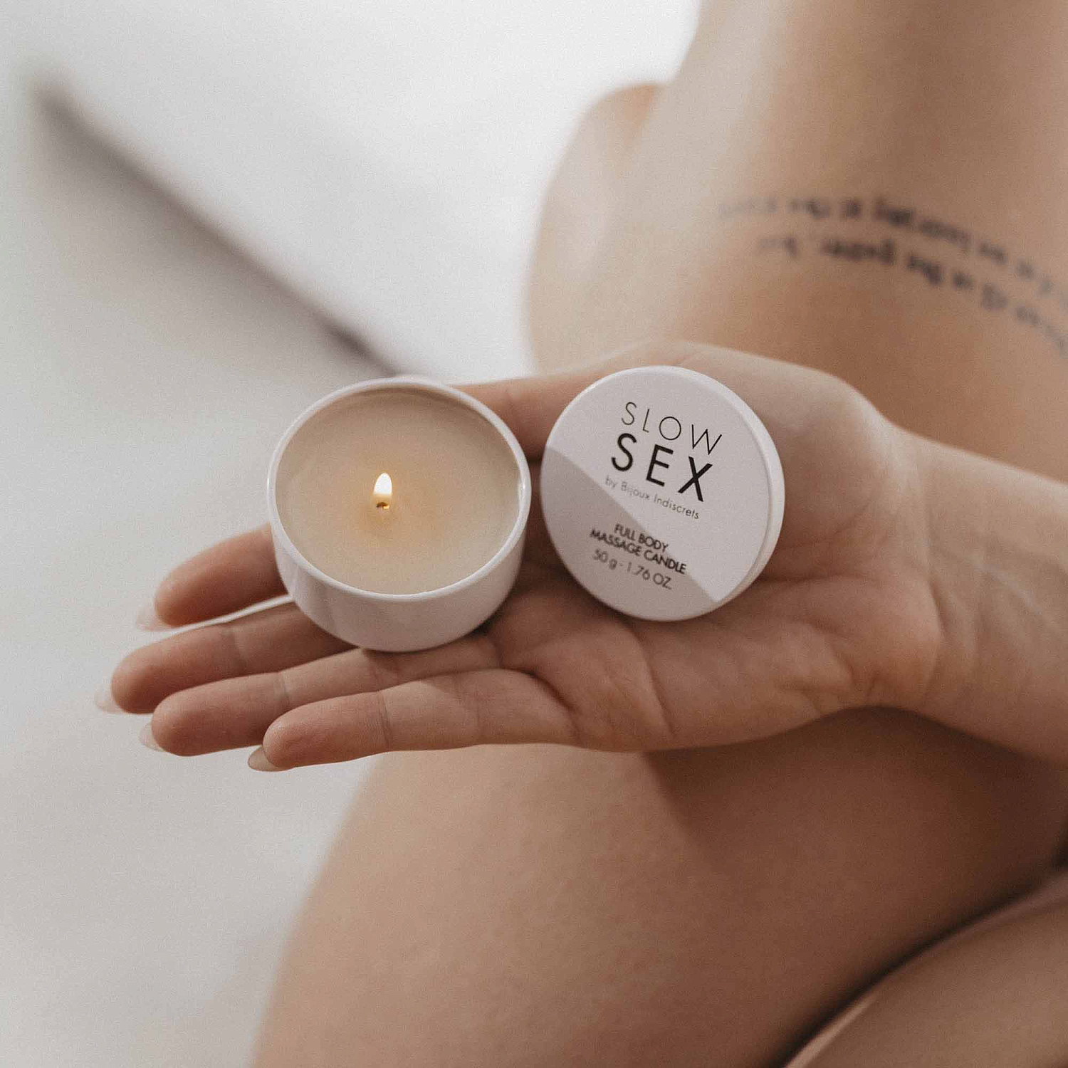 Массажная свеча Bijoux Indiscrets Slow Sex