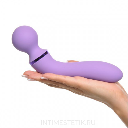 двухсторонний гибкий вибратор Fantasy For Her Duo Wand Massage-Her