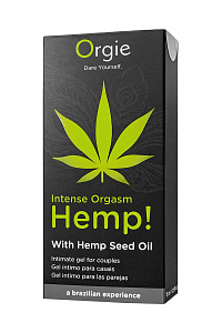Усилитель оргазма ORGIE Hemp Intense Orgasm с эффектом вибрации, 15 мл