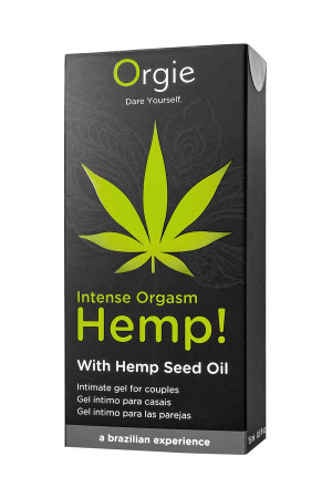 Усилитель оргазма ORGIE Hemp Intense Orgasm с эффектом вибрации, 15 мл