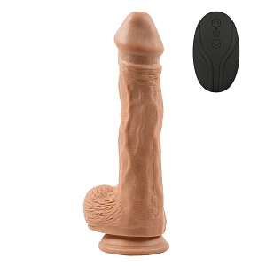 Танцующий фаллоимитатор с вибрацией на пульте ДУ Hot Planet Dancer