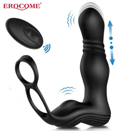 Erocome Sagittarius - массажёр простаты с фрикциями и двумя кольцами