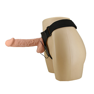 Baile Ultra Passionate Harness - страпон с вибрацией на регулируемых креплениях