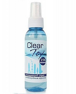 Очищающий спрей ClearToy для массажеров и тренажеров 100мл Очищающий спрей ClearToy для массажеров и тренажеров 100мл