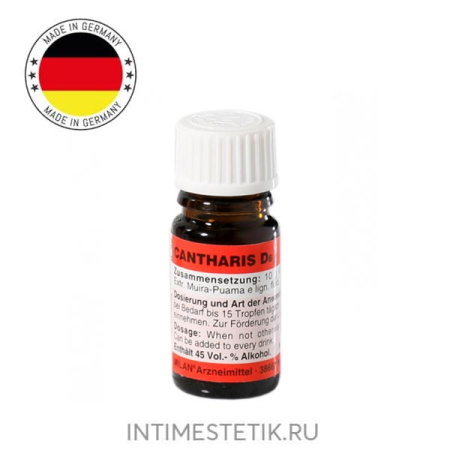 Капли возбуждающие «Кантарис» Cantharis D6 Капли возбуждающие «Кантарис» Cantharis D6