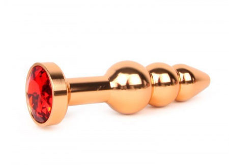 Тройная металлическая пробка с кристаллом