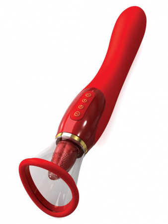 Двухсторонний стимулятор Fantasy For Her Her Ultimate Pleasure 24K Gold Luxury Edition