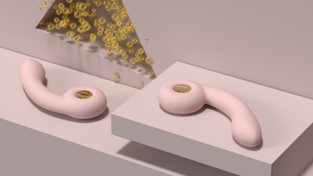 Вибратор с двумя моторчиками и нагревом Youvic CM903