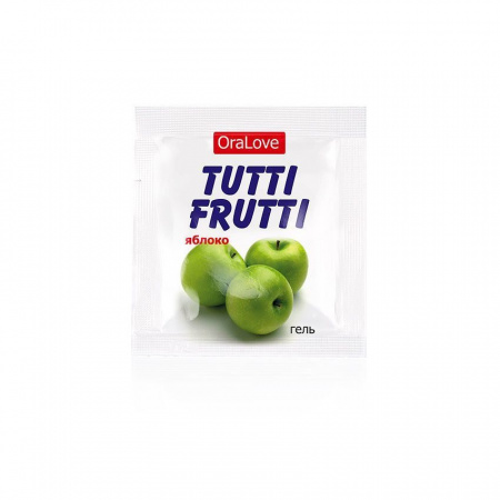 Съедобная смазка Tutti Frutti Яблоко, 4 г
