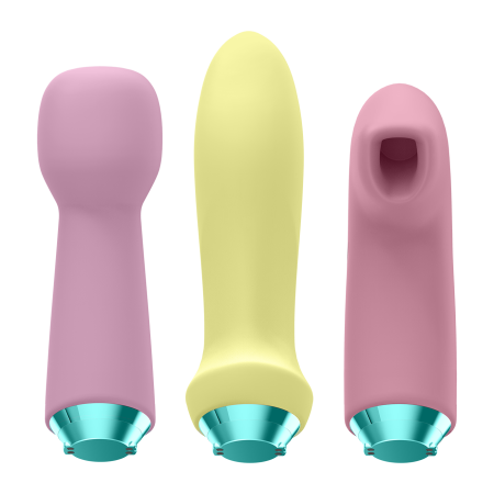 Satisfyer Fabulous Four - стимулятор 4в1 (4 насадки в комплекте)