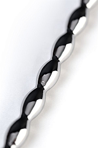 Длинный металлический уретральный плаг с шариком TOYFA Metal