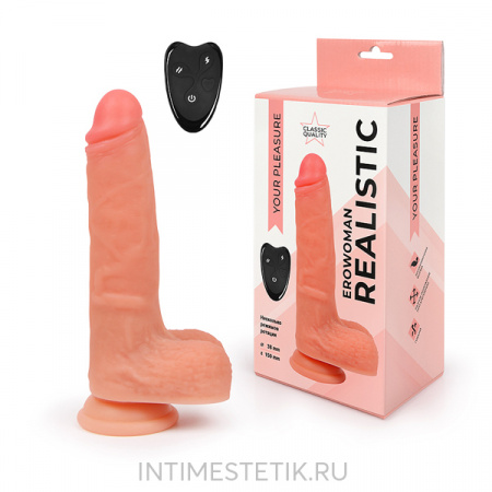Реалистик Erowoman Realistic с ротацией и возвратно-поступательными движениями