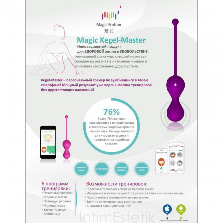 Тренажер Magic Kegel Master интерактивный для мышц тазового дна (Магик Кегель Мастер)