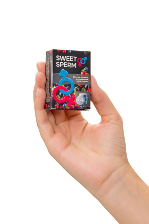 SWEET SPERM - шипучие таблетки для улучшения вкуса спермы, 4 шт.