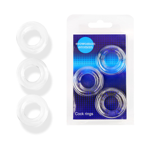 Набор эрекционных колец Cock rings (Stay Hard)