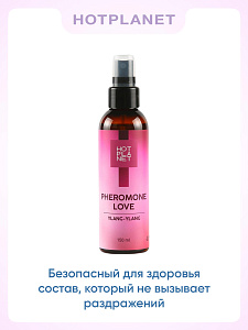 Массажное масло с феромонами Hot Planet Pheromone Love (иланг-иланг), 150 мл Массажное масло с феромонами Hot Planet Pheromone Love (иланг-иланг), 150 мл