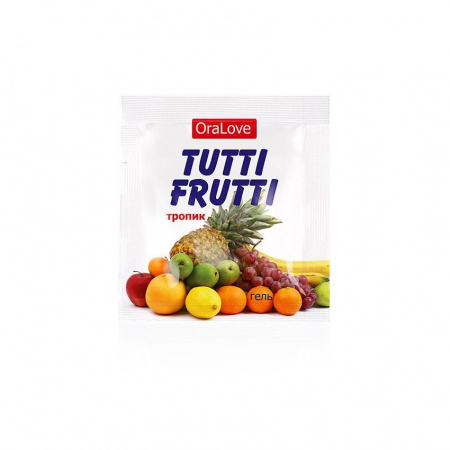 Съедобная смазка Tutti Frutti Тропик, 4 г