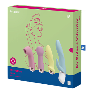 Satisfyer Marvelous Four - стимулятор 4в1 (4 насадки в комплекте) Satisfyer Marvelous Four - стимулятор 4в1 (4 насадки в комплекте)