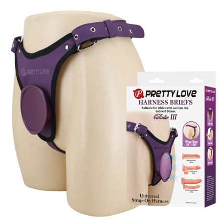 Harness Briefs Galudio III Pretty Love - универсальные трусики для страпона