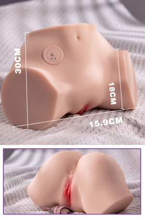 Fennie XISE - большой мастурбатор-попка с двумя рабочими каналами и вибрацией