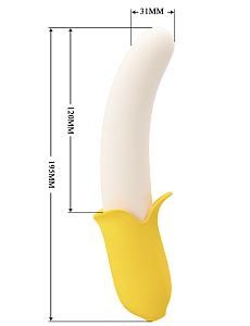 Banana Geek Pretty Love - пульсатор с вибрацией (имитация фрикций) Banana Geek Pretty Love - пульсатор с вибрацией (имитация фрикций)