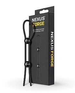 Эрекционное кольцо (лассо) Nexus Forge Double с двойным подхватом