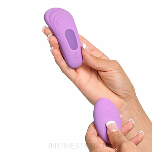Компактный вибростимулятор с пультом ДУ Fantasy For Her Remote Silicone Please-Her Компактный вибростимулятор с пультом ДУ Fantasy For Her Remote Silicone Please-Her