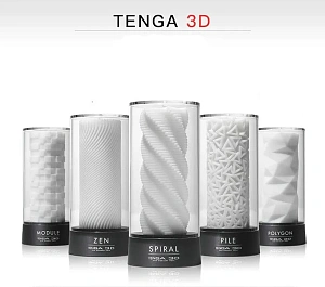 Мастурбатор Tenga 3D с уникальной текстурой Мастурбатор Tenga 3D с уникальной текстурой