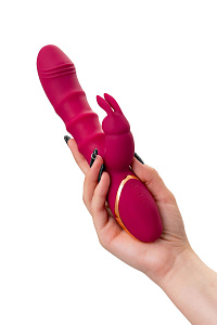 JOS Tenty - вибратор-кролик с массажными колечками