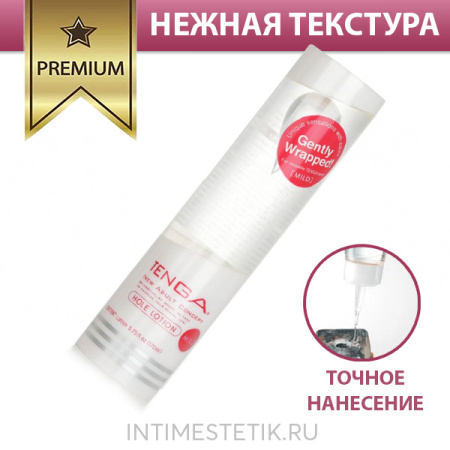 Густая обволакивающая смазка на водной основе TENGA HOLE LOTION MILD, 170 мл Густая обволакивающая смазка на водной основе TENGA HOLE LOTION MILD, 170 мл